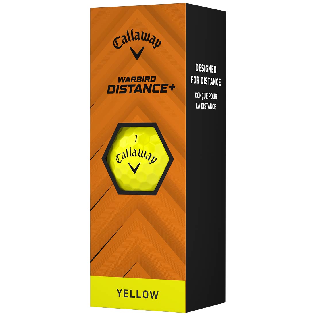 Callaway Warbird Distance+ Yellow Personalized Golf Balls