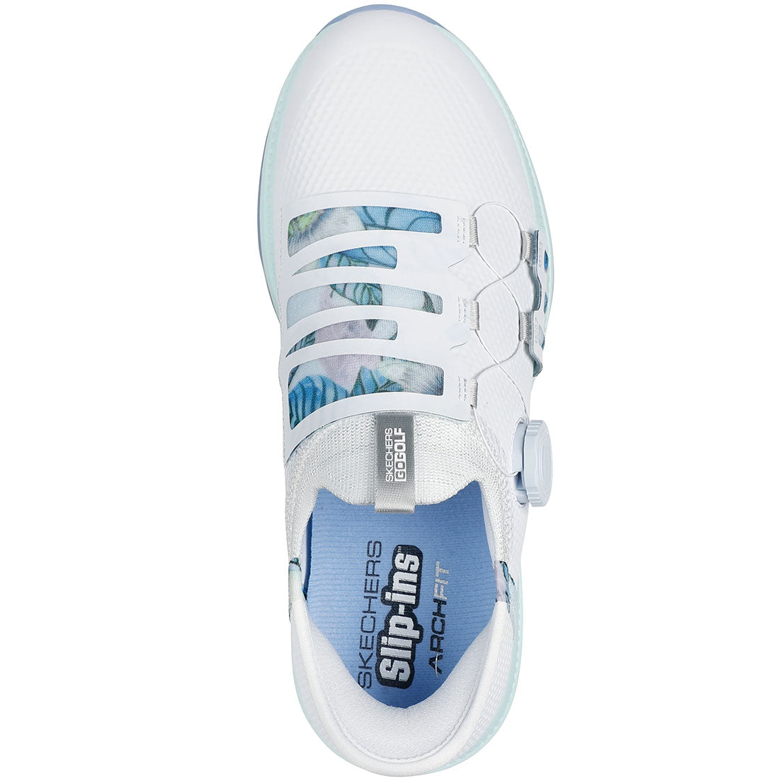 Skechers Women's GO GOLF Elite 5 Slip-Ins Golf Shoes White/Multi