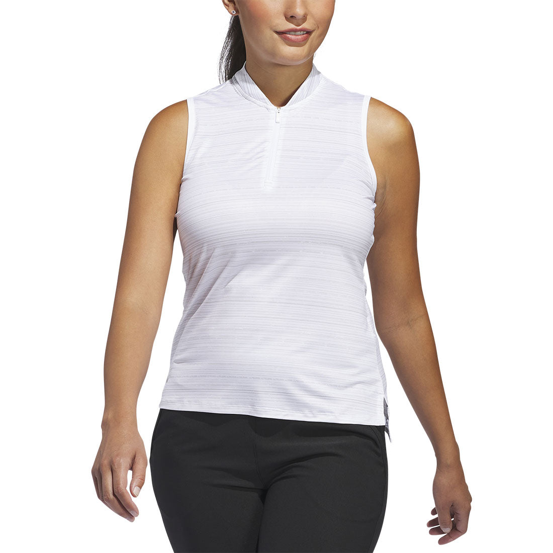 Adidas Women's Ultimate365 Stripe Sleeveless Polo