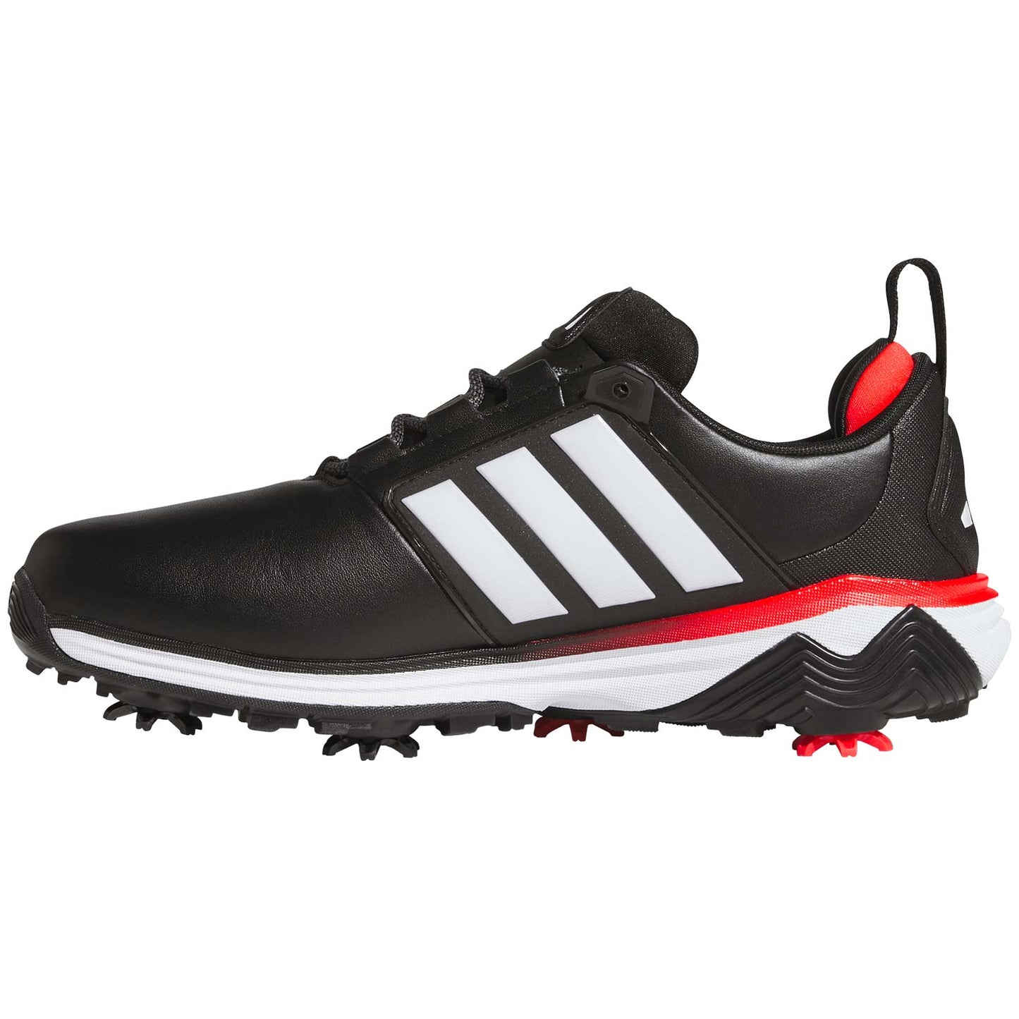 Adidas Adipower 26 Golf Shoes Black/White/Lucid Red