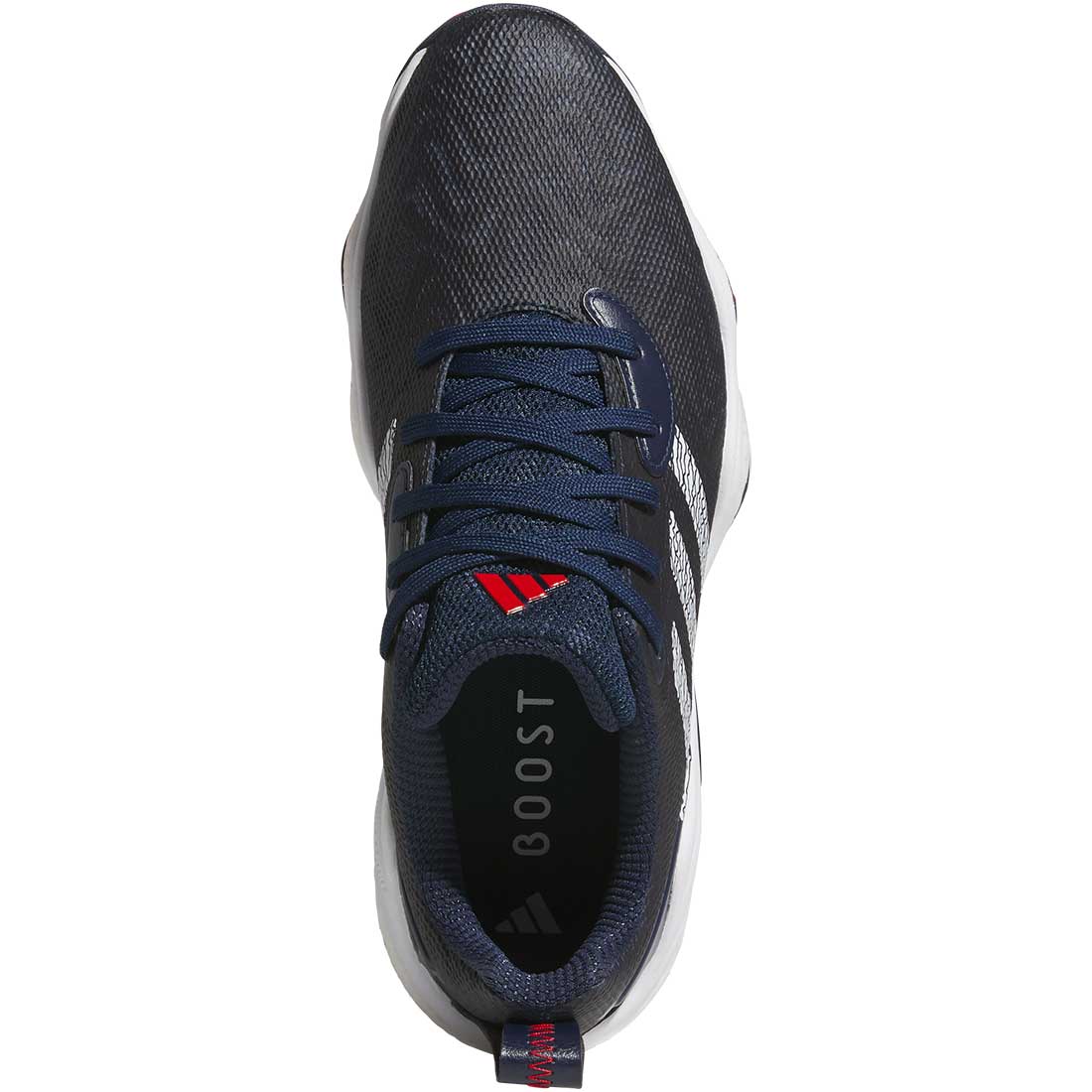 Adidas Codechaos 25 Golf Shoes Collegiate Navy/White/Better Scarlet