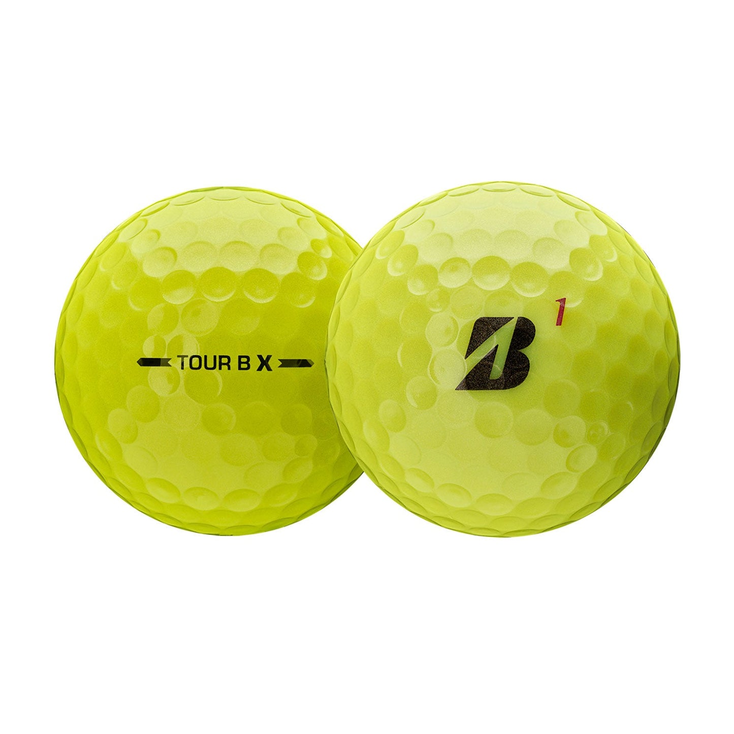 Bridgestone Tour B X Yellow Personalized Golf Balls