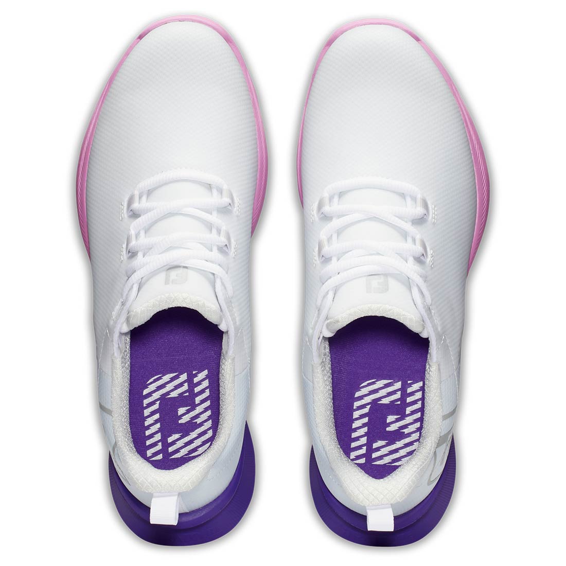 FootJoy Women's FJ Fuel Sport Golf Shoes White/Purple
