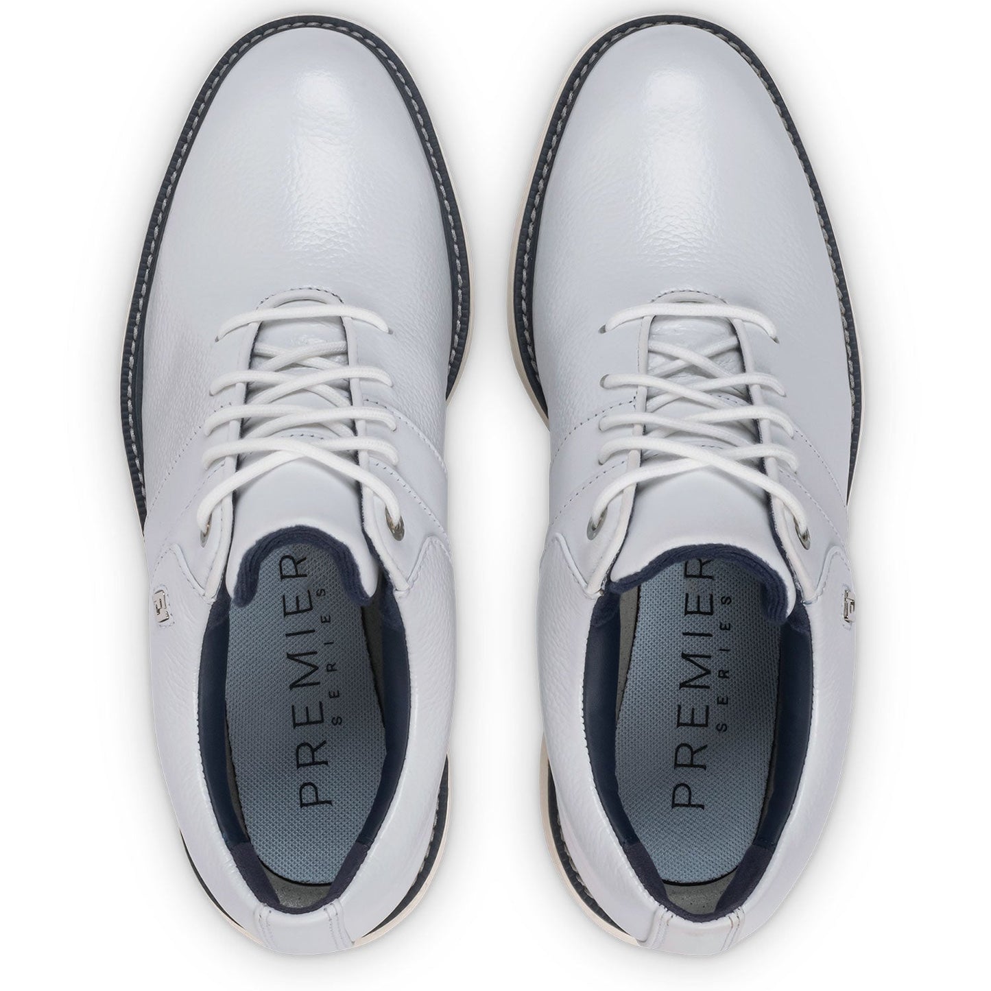 FootJoy Women's Premiere Series Packard Golf Shoes White/Pageant Blue