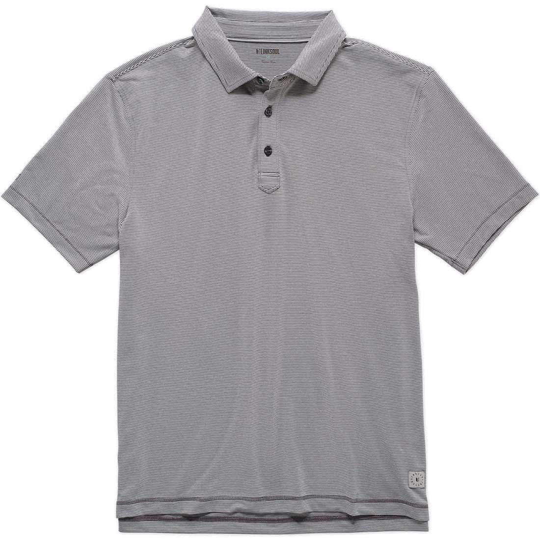 Linksoul Monterey Microstripe Performance Polo