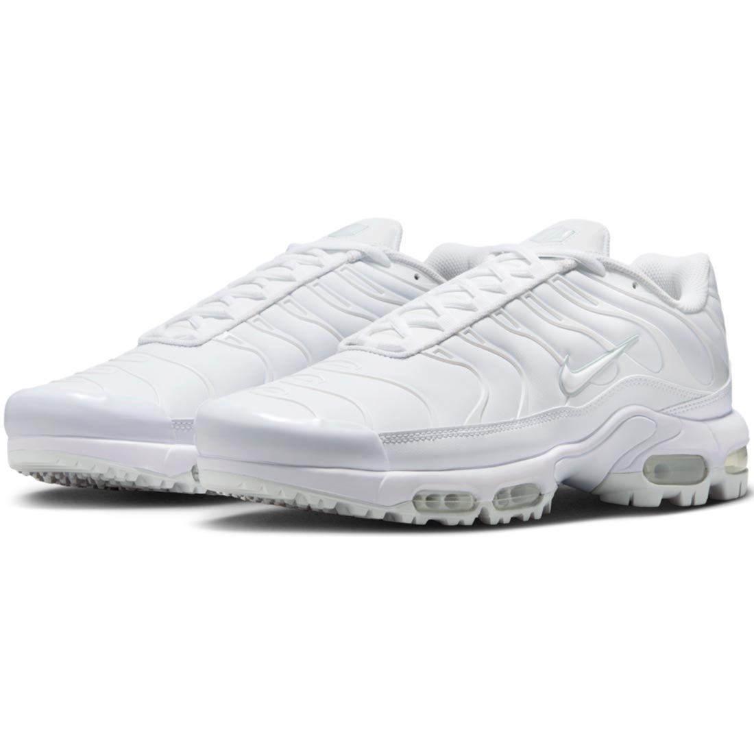 Nike Air Max Plus G Golf Shoes White/Pure Platinum/Gold
