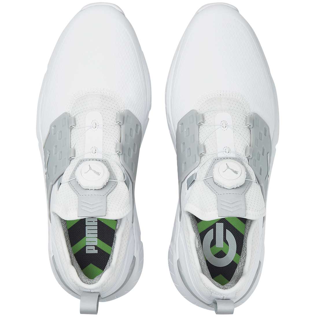 Puma Ignite Articulate Disc Golf Shoes White/Silver/High Rise