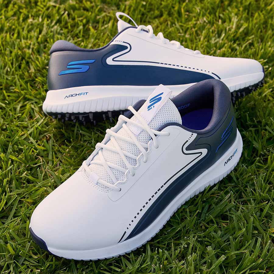 Skechers GO GOLF Max 3 Golf Shoes White/Navy