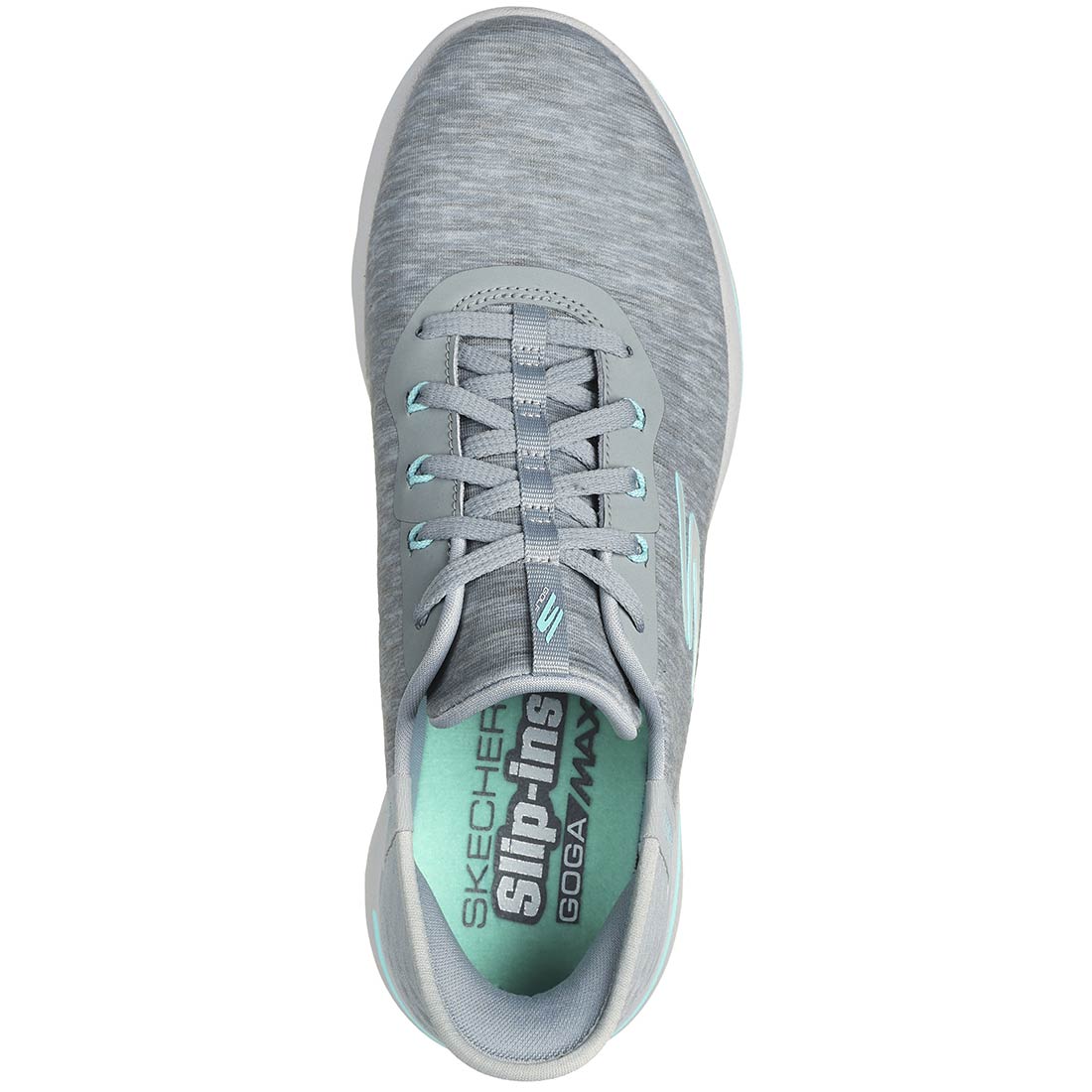 Skechers Women's GO GOLF Walk 5 Slip-ins Golf Shoes Grey/Aqua