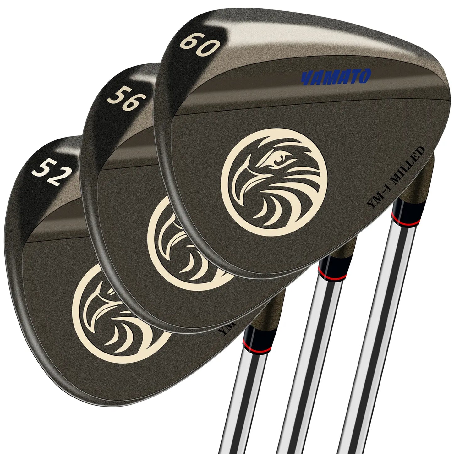 Yamato 3-Piece Golf Wedge Set – Forged Carbon Steel, Versatile Control