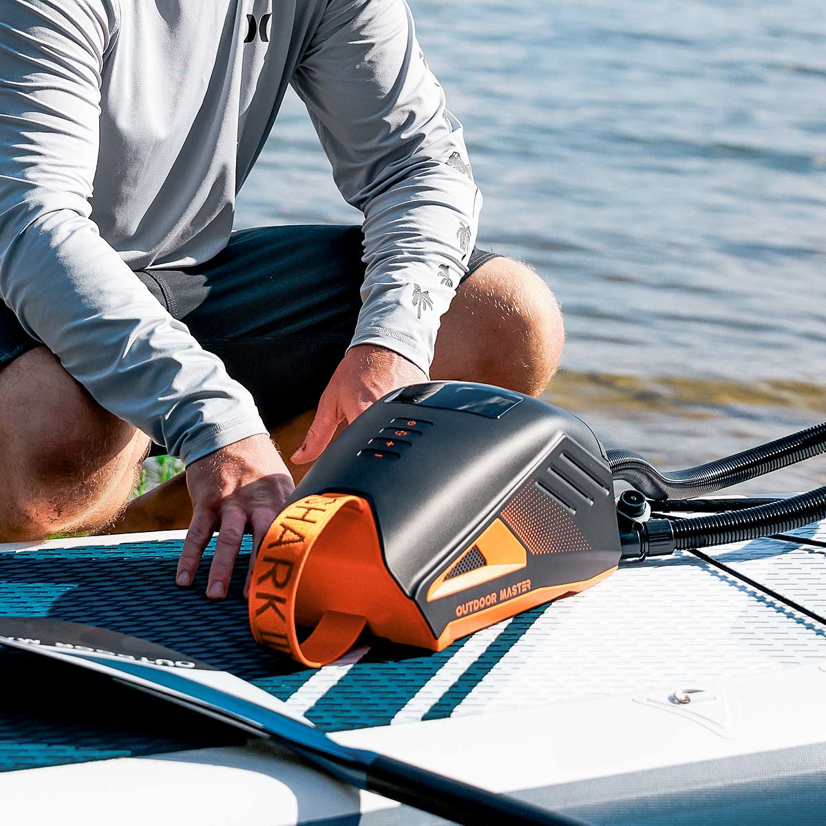 Bundle Sale – 10'6" iSUP Board + SHARK 3 Pump