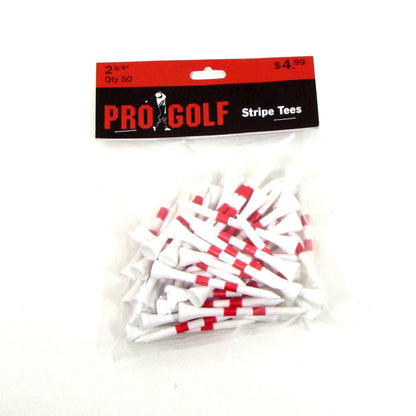 Pro Golf Striped Tees
