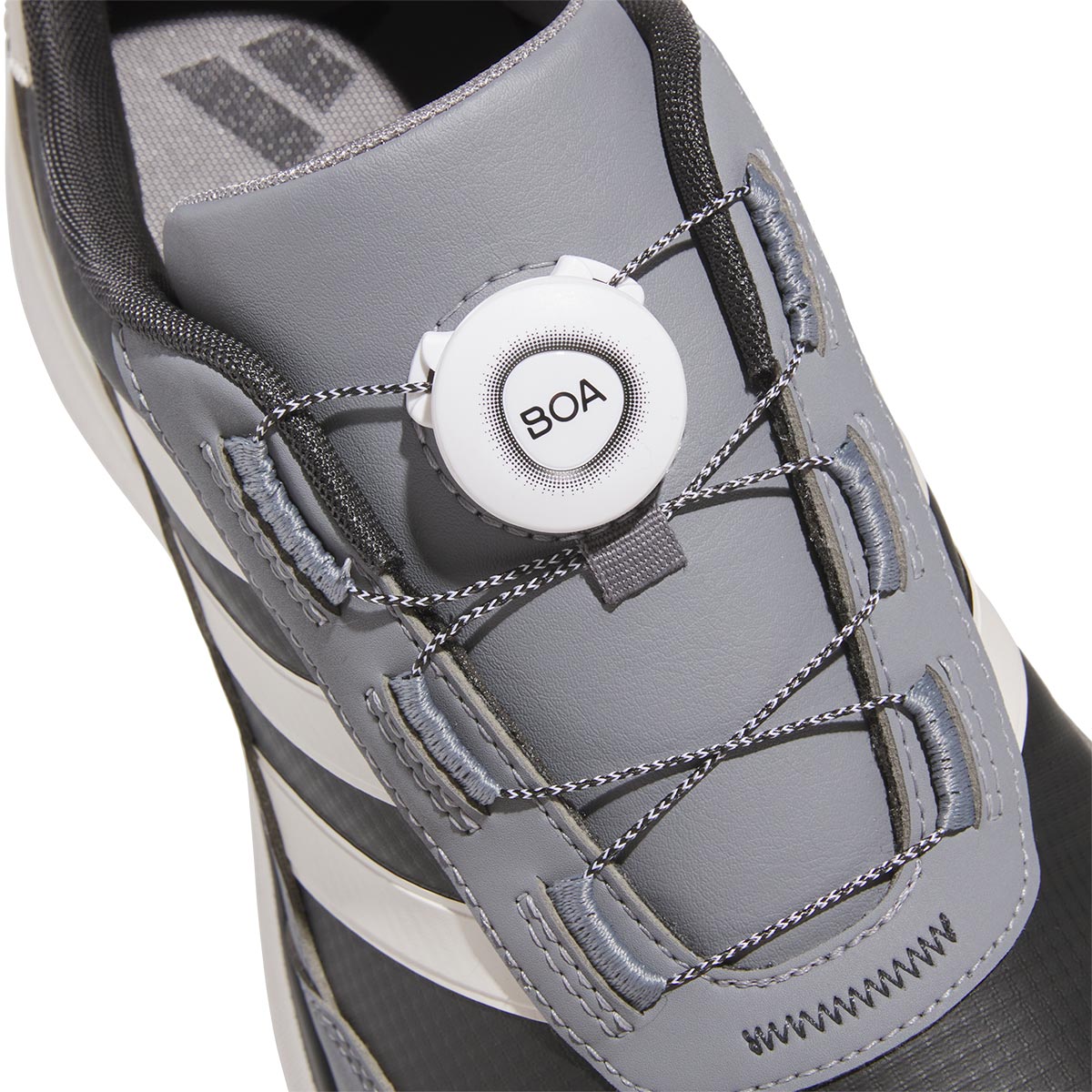 Adidas S2G SL BOA 25 Golf Shoes Carbon/Chai White/Grey Three