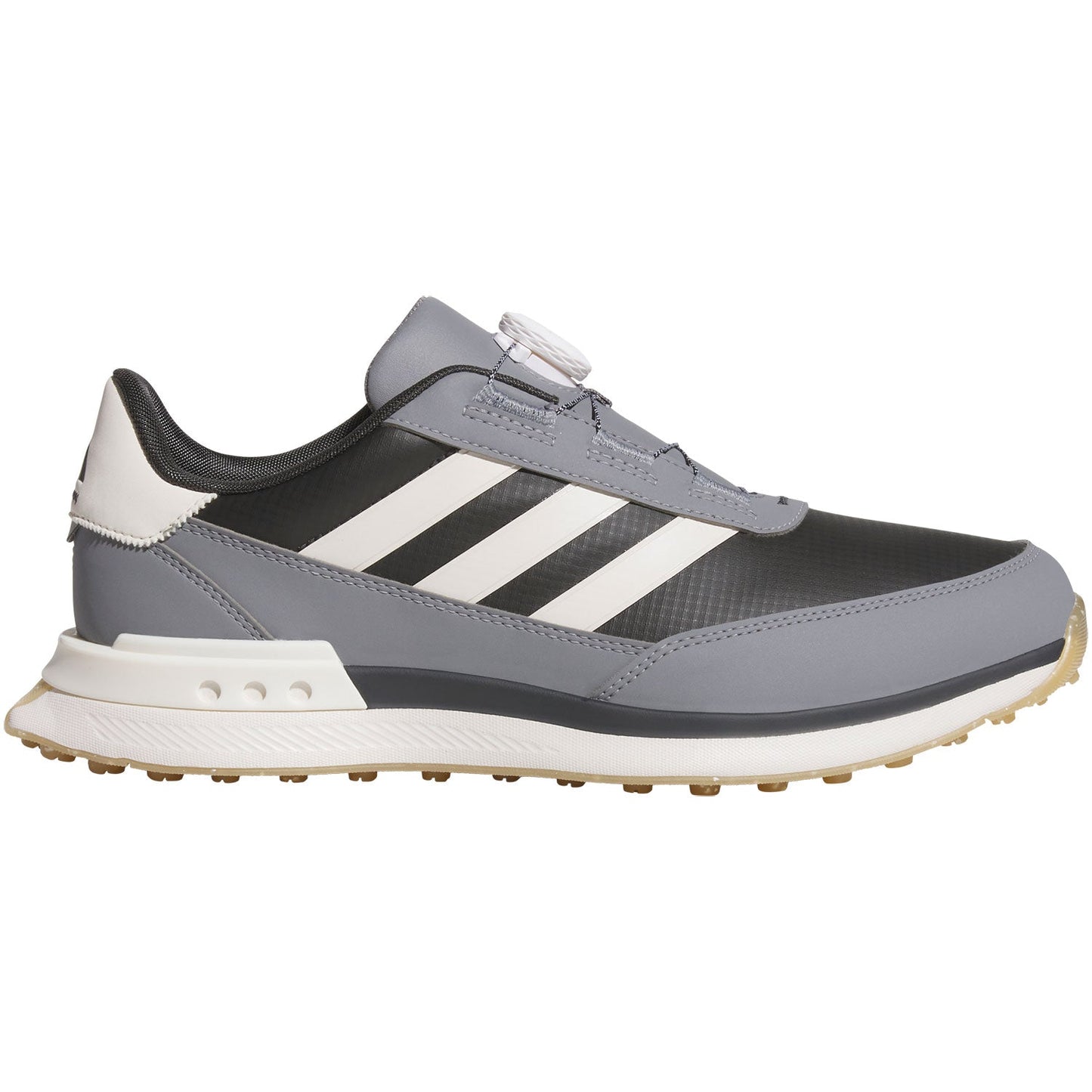 Adidas S2G SL BOA 25 Golf Shoes Carbon/Chai White/Grey Three