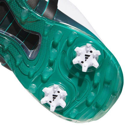 Adidas Tour360 24 Golf Shoes White/Core Black/Aurora Ivy