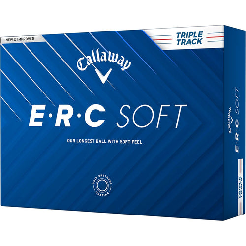Callaway ERC Soft Triple Track White Personalized Golf Balls