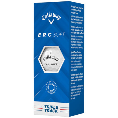 Callaway ERC Soft Triple Track White Personalized Golf Balls