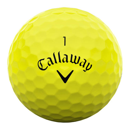 Callaway Warbird Distance+ Yellow Personalized Golf Balls