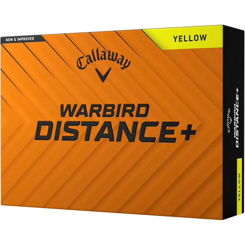 Callaway Warbird Distance+ Yellow Personalized Golf Balls