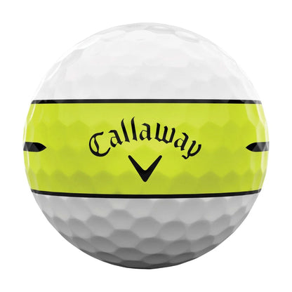 Callaway Chrome Soft 360 Yellow Stripe Golf Balls