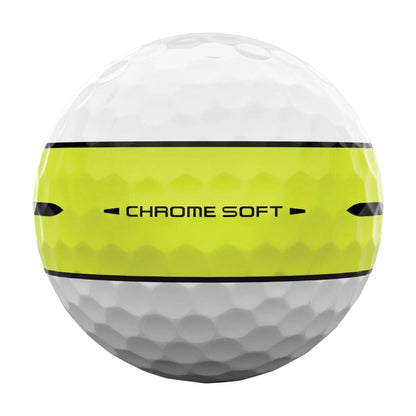Callaway Chrome Soft 360 Yellow Stripe Golf Balls