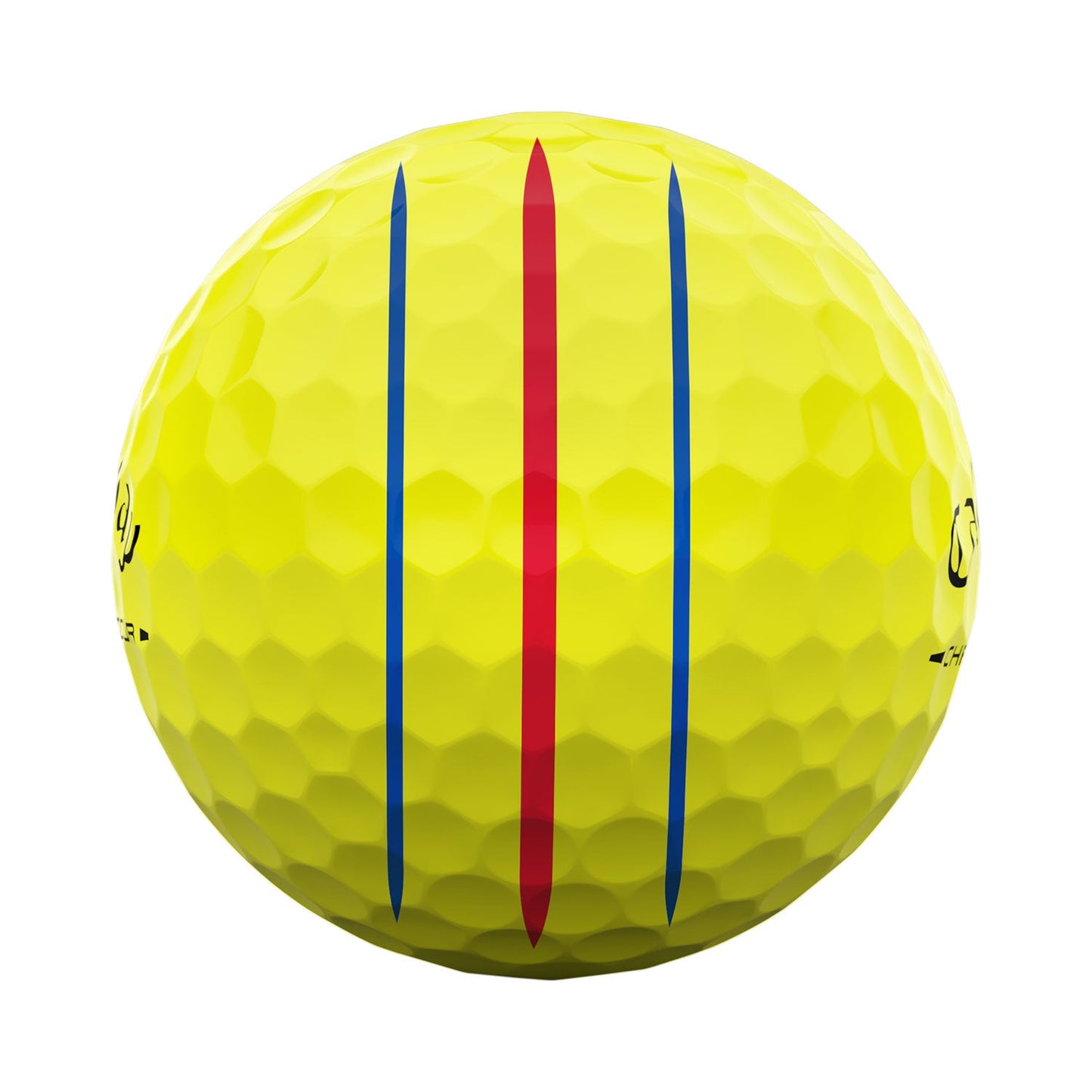 Callaway Chrome Tour Triple Track Yellow Personalized Golf Balls