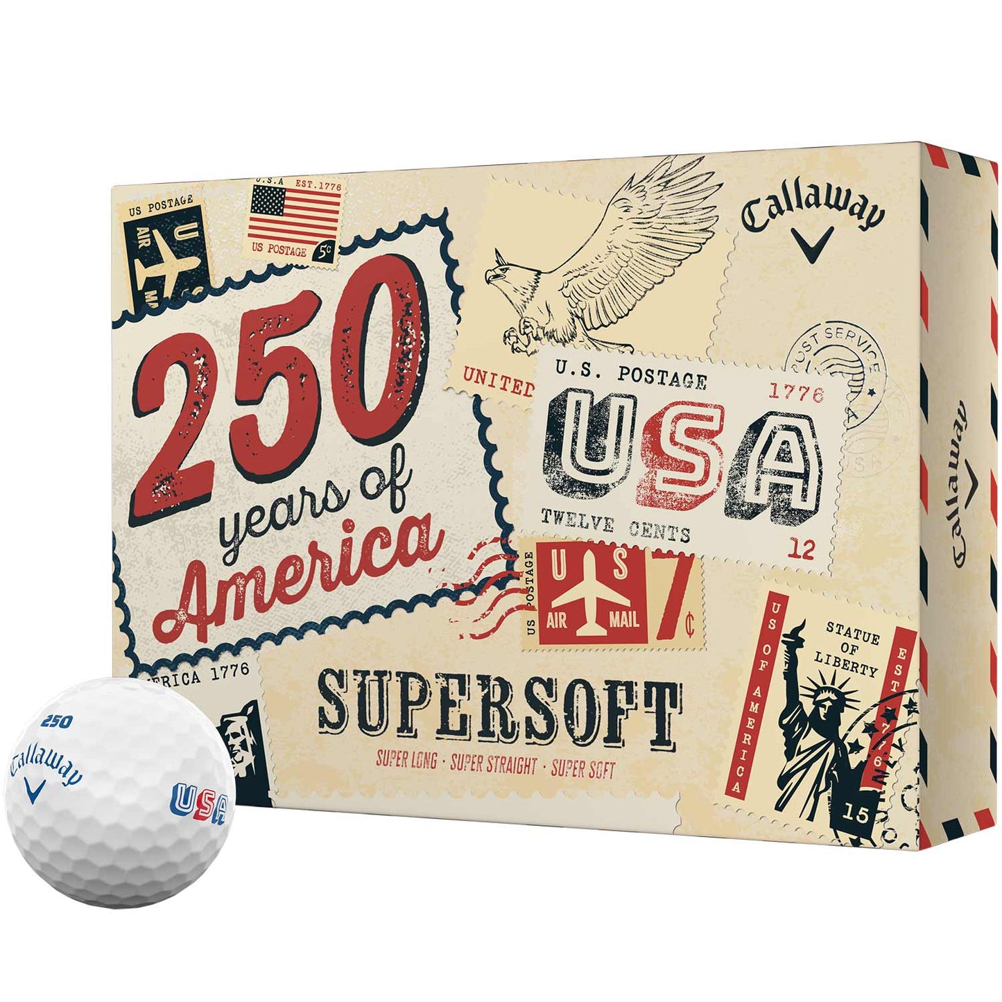 Callaway Supersoft USA250 Golf Balls