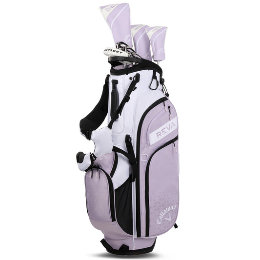 Callaway Women's REVA 8-Piece Stand Bag Complete Set Violet Mist