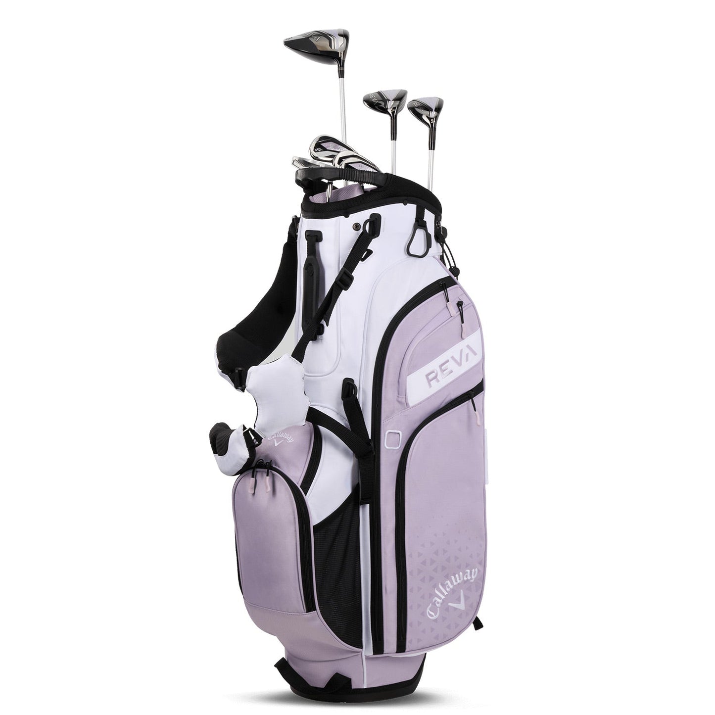 Callaway Women's REVA 8-Piece Stand Bag Complete Set Violet Mist