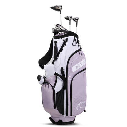 Callaway Women's REVA 8-Piece Stand Bag Complete Set Violet Mist