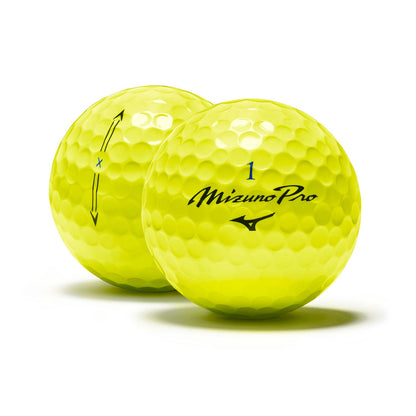 Mizuno Pro X Yellow Golf Balls