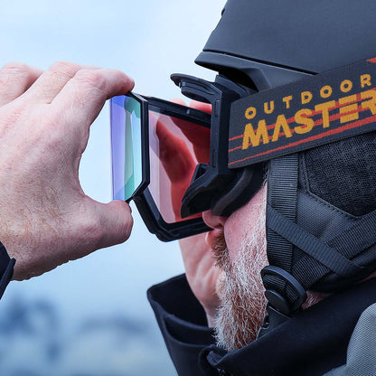 Asian Fit FALCON Ski Goggles Cylindrical ZEISS Lens