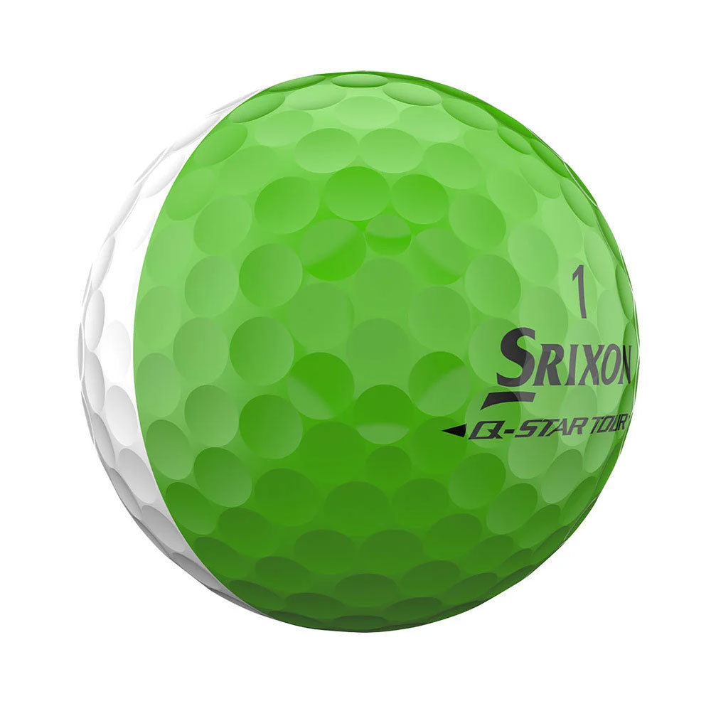 Srixon Q-Star Tour 6 Divide Green/White Golf Balls