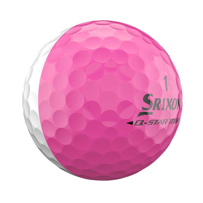 Srixon Q-Star Tour 6 Divide Pink/White Golf Balls