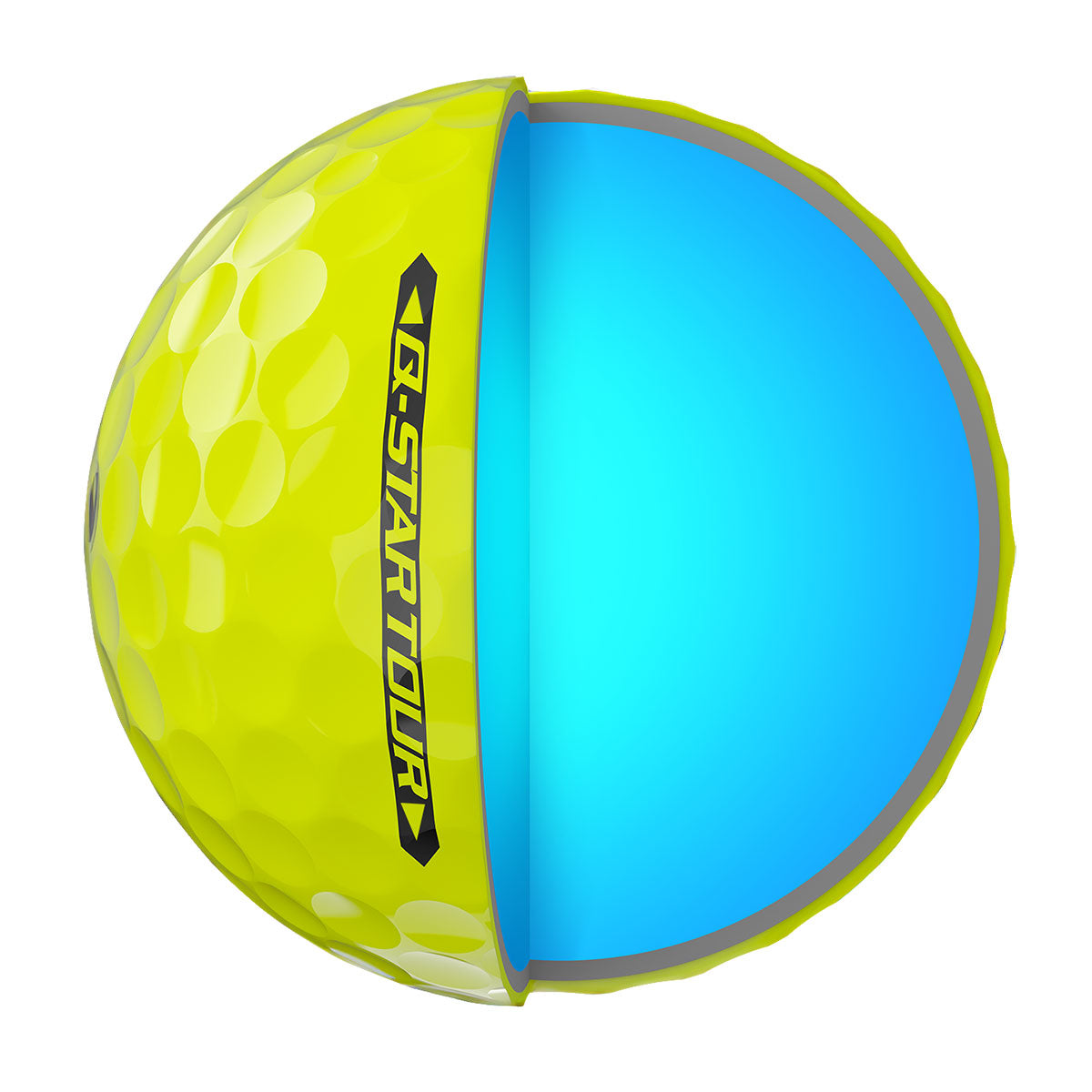 Srixon Q-Star Tour 6 Personalized Yellow Golf Balls