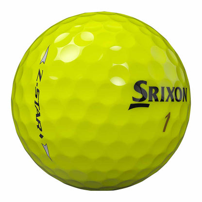 Srixon Z-Star Diamond 3 Yellow Personalized Golf Balls