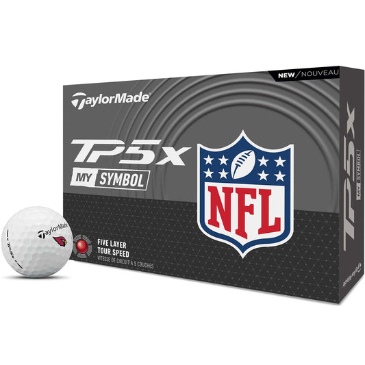 TaylorMade TP5x MySymbol NFL Golf Balls