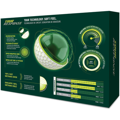 TaylorMade Tour Response White Personalized Golf Balls