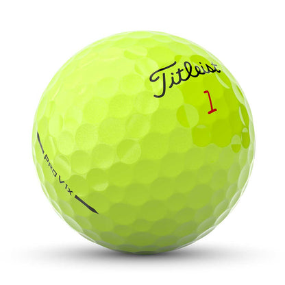 Titleist Pro V1x Yellow Personalized Golf Balls