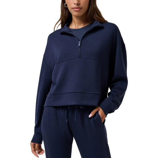 TravisMathew Women's Skyloft Soft Half Zip 2.0 Golf Pullover