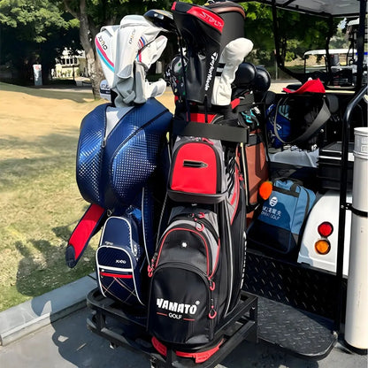Yamato Golf Cart Bag – 14 Way Lightweight Organizer with Rain Cover