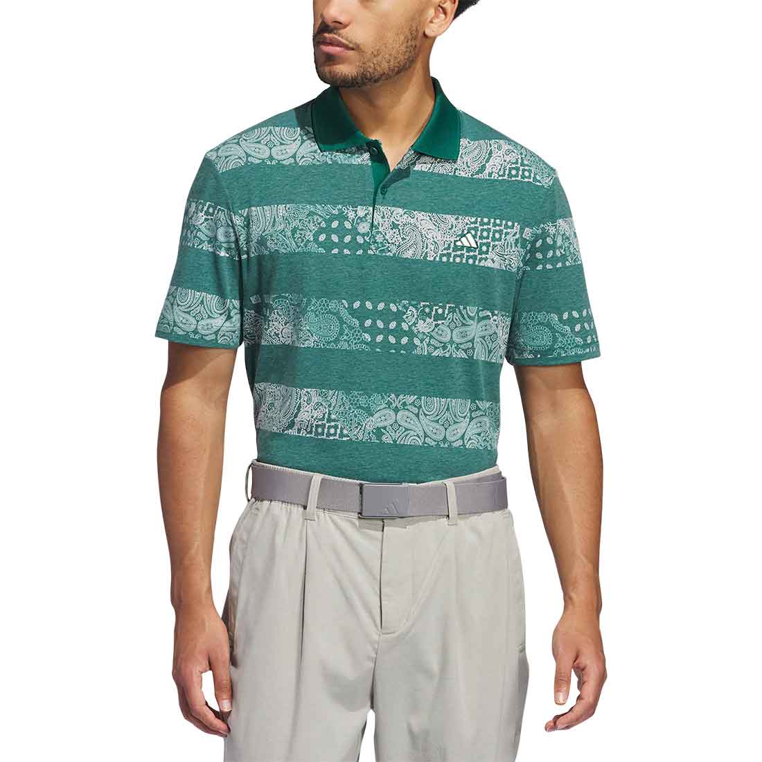 Adidas Go To Print Stripe Polo