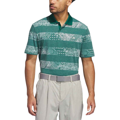 Adidas Go To Print Stripe Polo