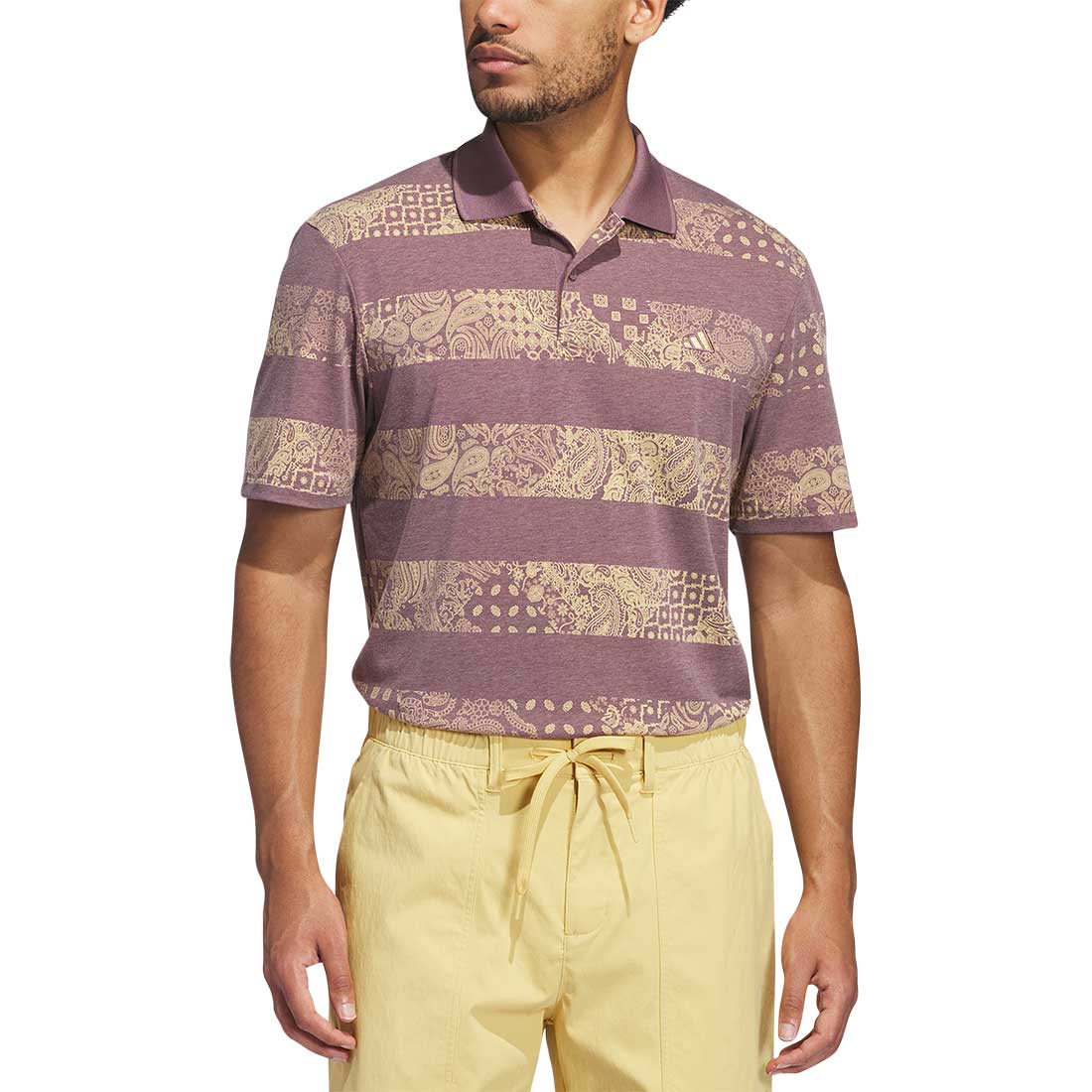 Adidas Go To Print Stripe Polo