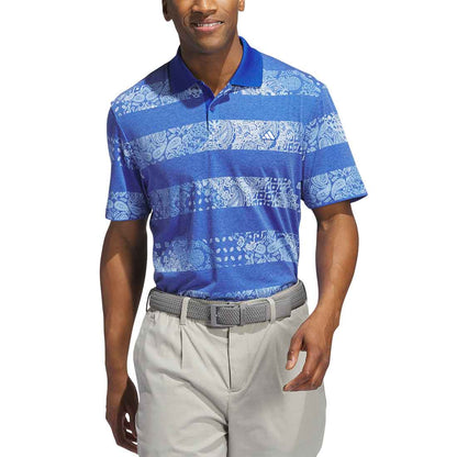 Adidas Go To Print Stripe Polo