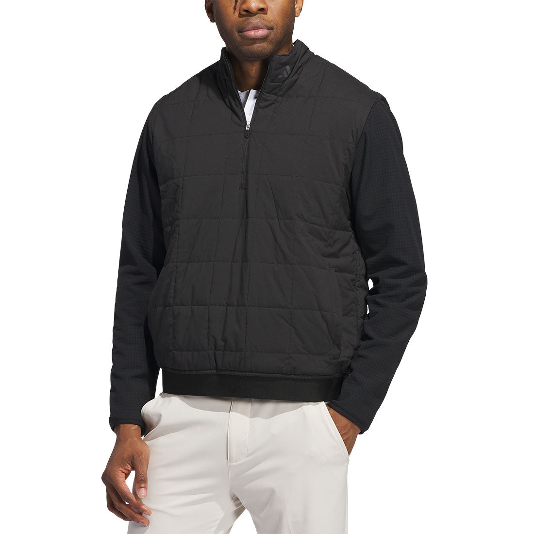 Adidas Ultimate365 Quilted DWR Half Zip Pullover