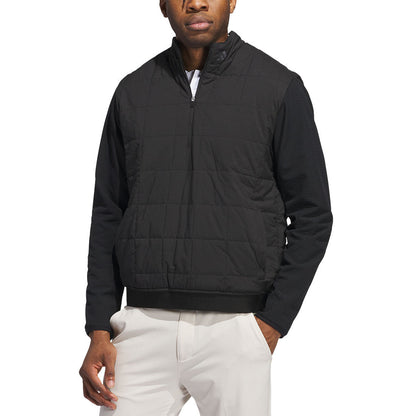 Adidas Ultimate365 Quilted DWR Half Zip Pullover
