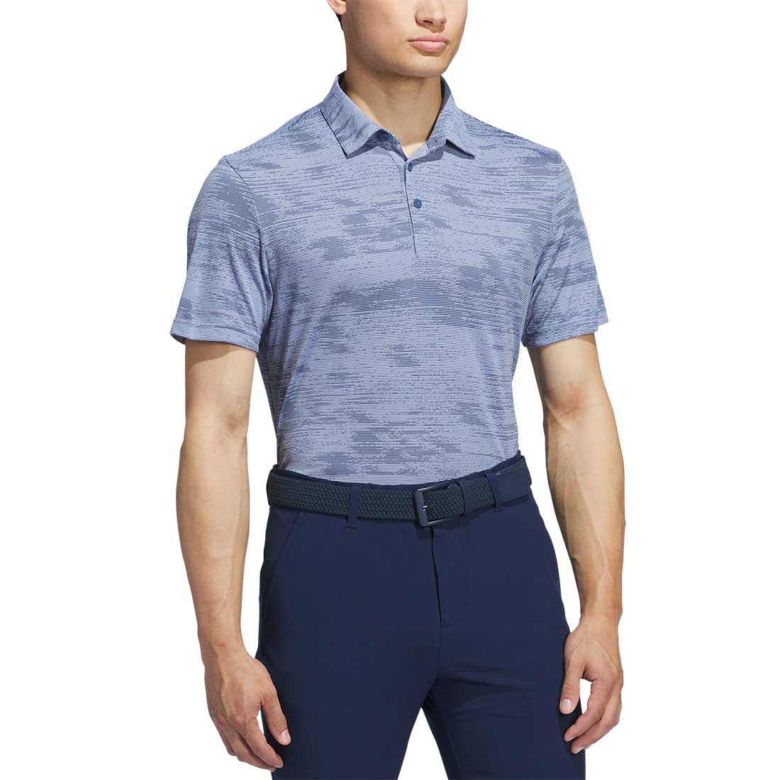 Adidas Ultimate365 Textured Stripe Polo