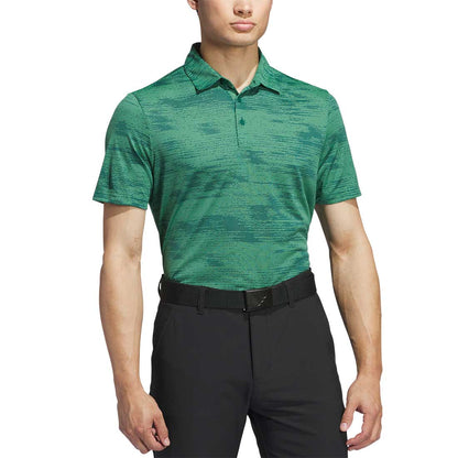 Adidas Ultimate365 Textured Stripe Polo