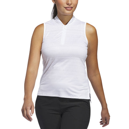 Adidas Women's Ultimate365 Stripe Sleeveless Polo
